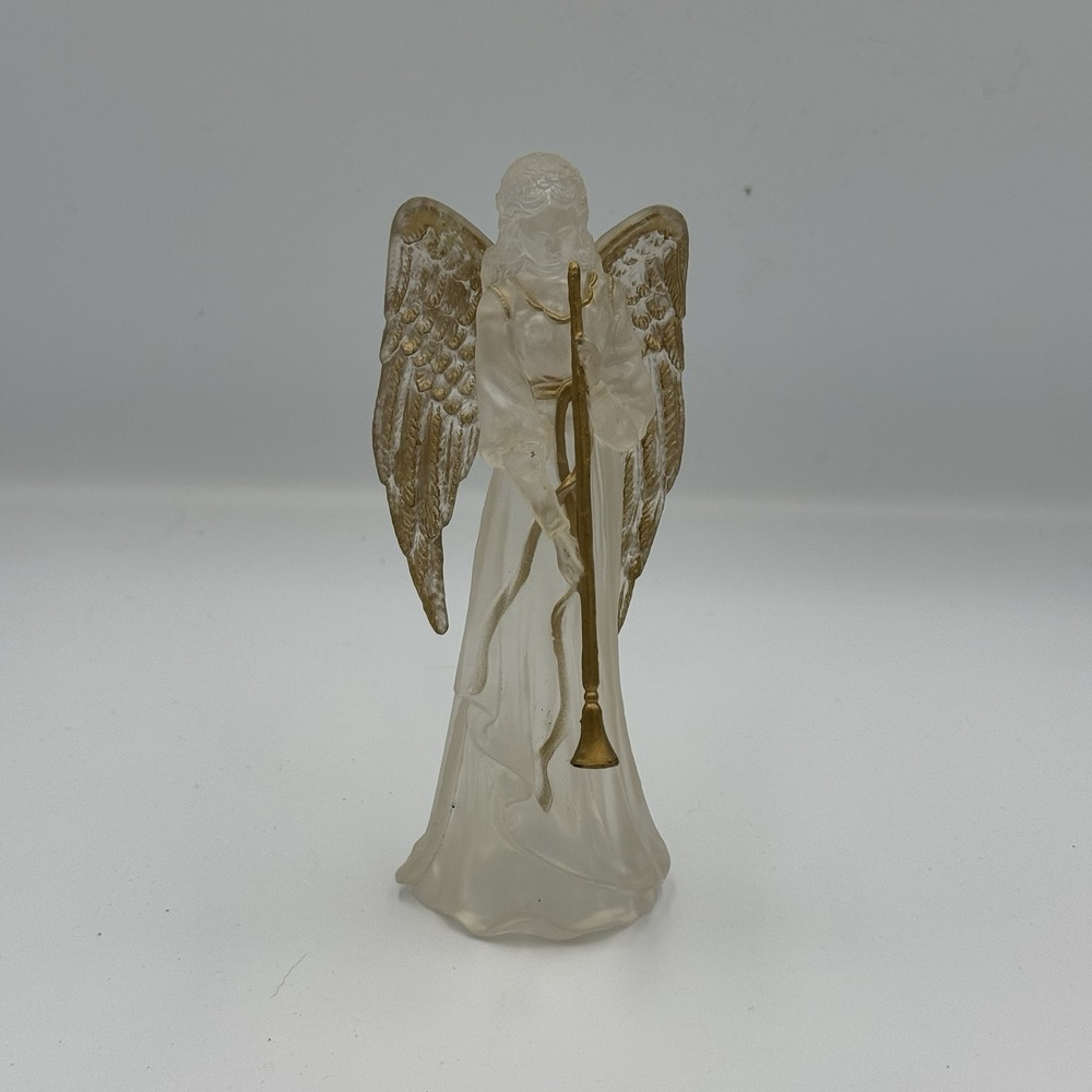 House of Lloyd Christmas Around The World Frosted Angel Tree Top Original Box D1